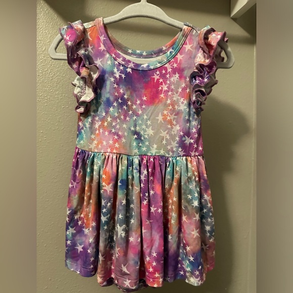 Little Sleepies Other - SOLD Little Sleepies Stardust Short Flutter Sleeve Twirl Dress With Bodysuit